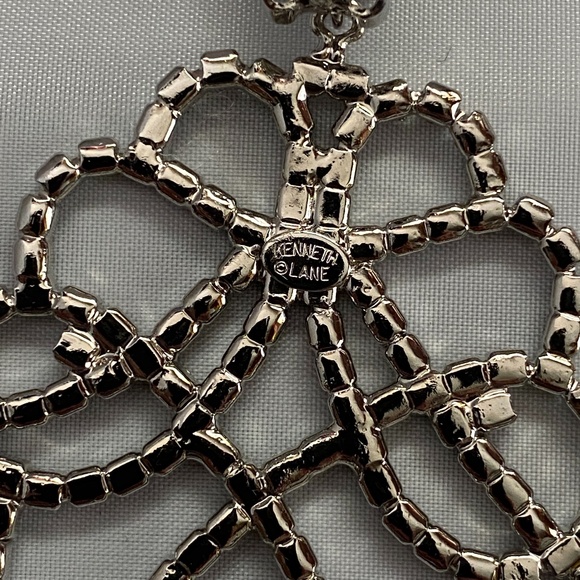 Kenneth Lane Rhinestone Chandelier Earrings - Picture 3 of 7